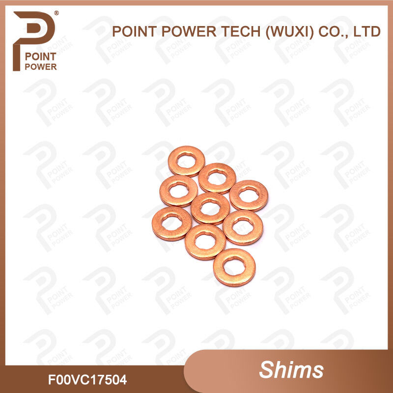 새로운 F00VC17504 인젝터 노즐 구리 와셔 F00V C17 504 크기 7.5*15*2mm 디젤 분무기 가스켓 시임용